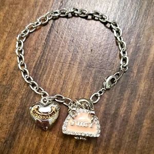 Juicy Couture Heart & Purse Charm Bracelet